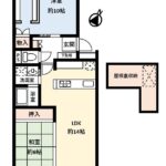 2LDK、価格1890万円、専有面積72.22m2、バルコニー面積10.48m2